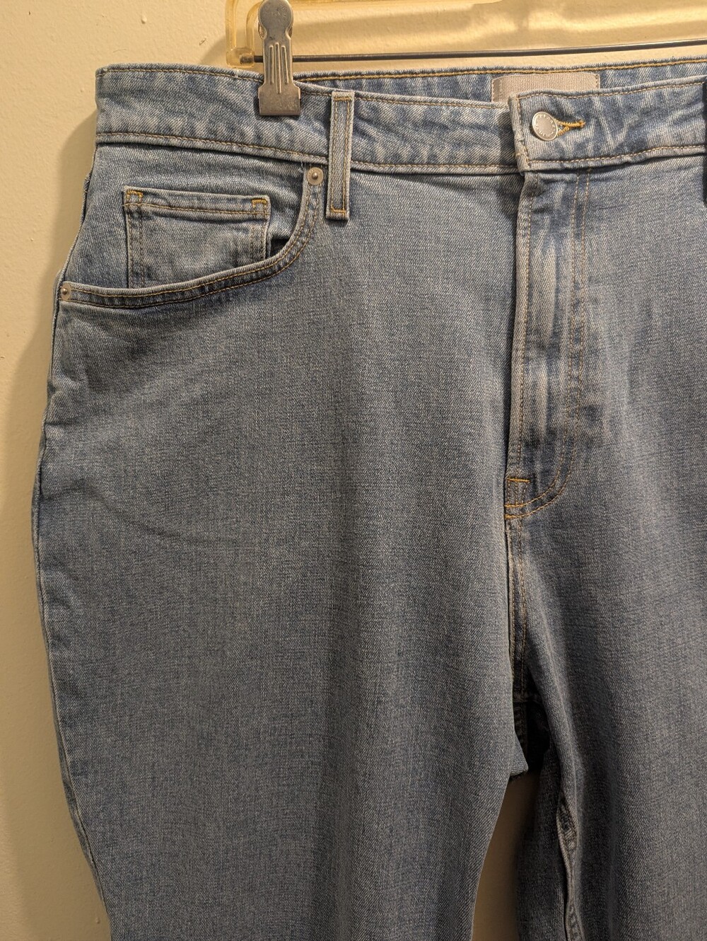 Everlane *NWOT The Curvy Cheeky Jean High-Rise Straight-Leg Medium Blue- 35/20 - Picture 9 of 16